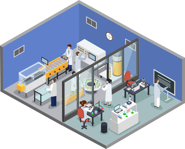 制药研究生产等距图片下载