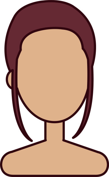 美丽的女人赤膊头像人物图片下载