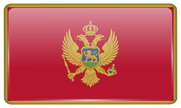 国旗上的黑山磁铁的形式图片下载