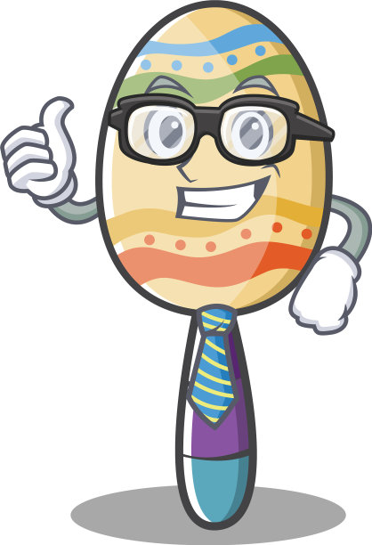 商人沙球卡通人物风格图片下载