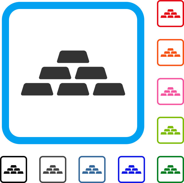 宝砖框架图标图片下载