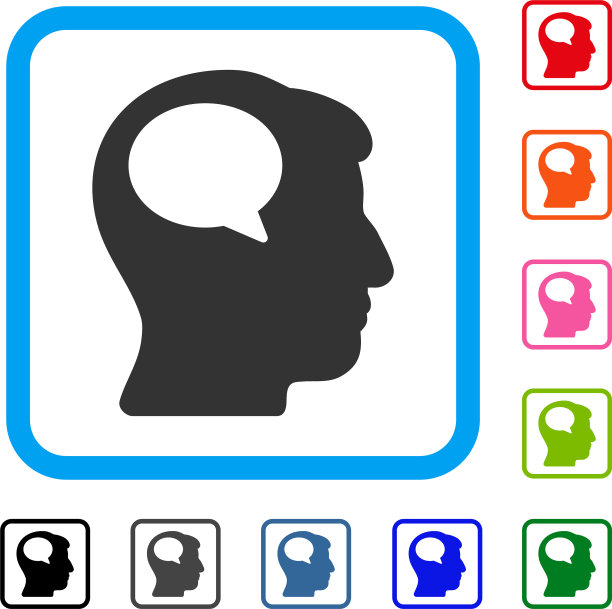 人思考框架图标图片下载