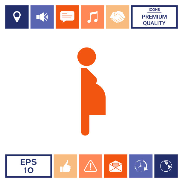 孕妇图标图片下载