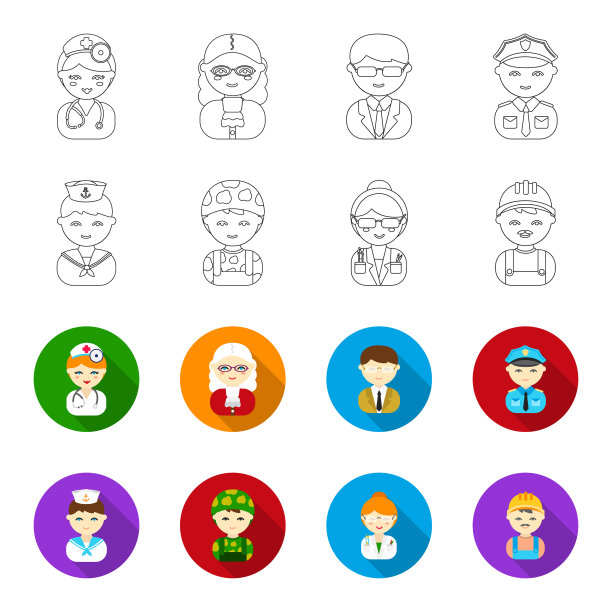 水手士兵科学家建造专业组图片下载