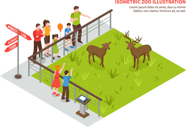 动物园里的鹿图片下载