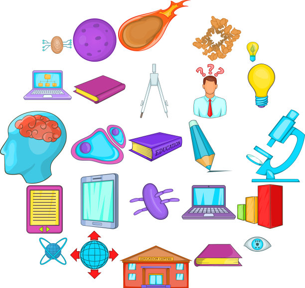 识别图标设置卡通风格图片下载