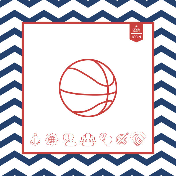 篮球球线图标图片下载