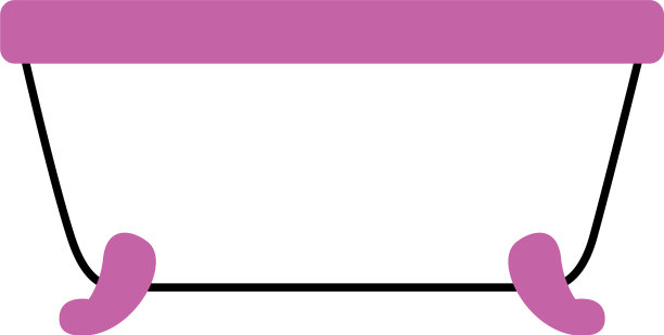 浴缸清洁卫生内部陶瓷图标图片下载