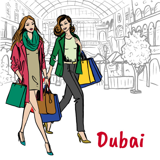 购物中心里的女人图片下载