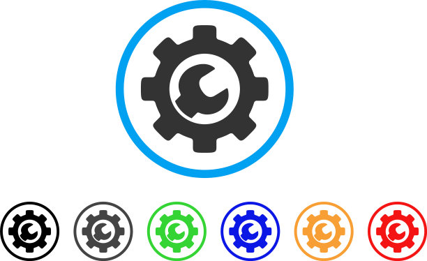 服务工具圆角图标图片下载