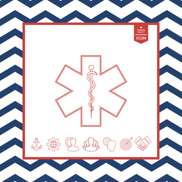 医学急救标志-生命之星图片下载