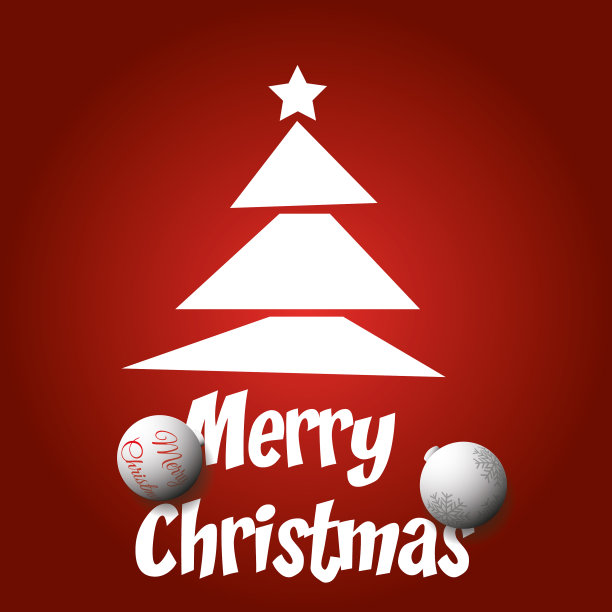 圣诞快乐文字书法字母图片下载