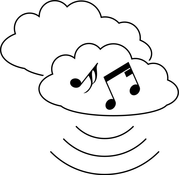 音乐云图标图片下载