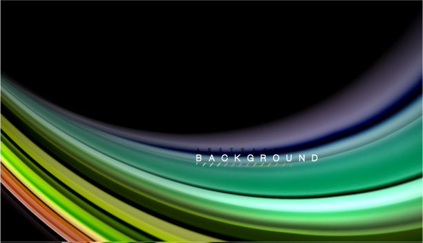 流体混合颜色波抽象图片下载