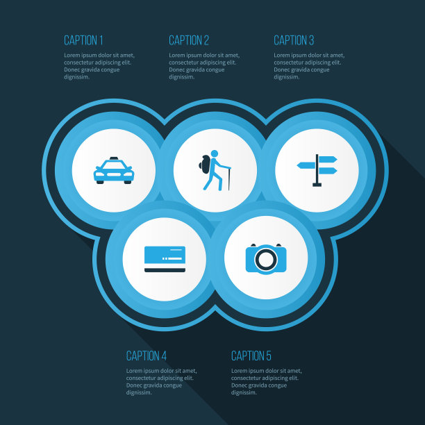 旅程彩色图标集合银行图片下载
