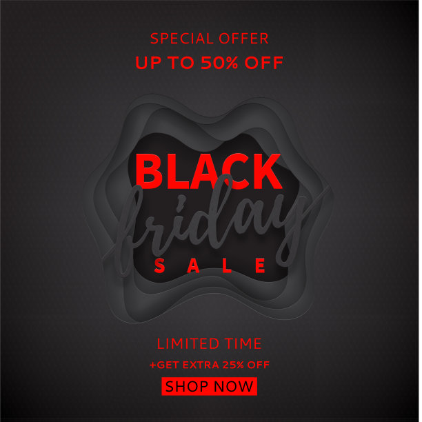 黑色背景的黑色星期五销售图片下载