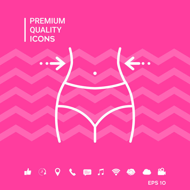 节食减肥女性腰围线腰围线图片下载