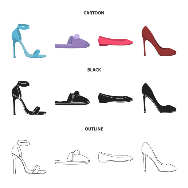 蓝色高跟鞋凉鞋自制的淡紫色拖鞋图片下载