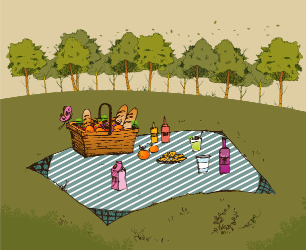 公园户外野餐图片下载