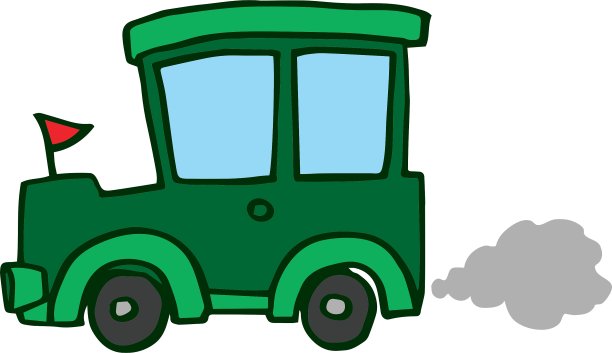 绿色吉普儿童t恤设计图片下载