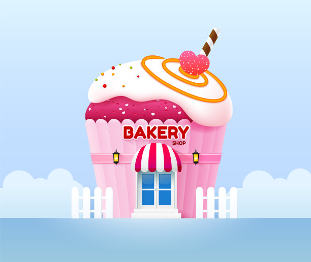 面包店大楼正面图片下载