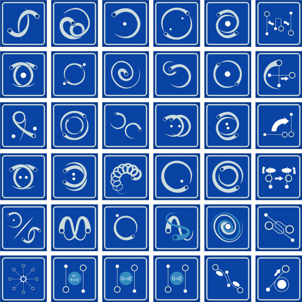 流艺术中的图标图片下载