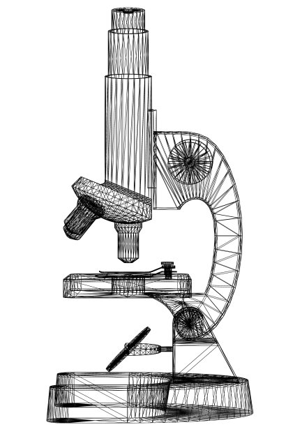 显微镜的蓝图图片下载
