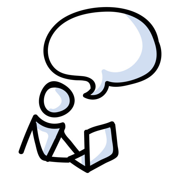 用笔记本电脑的概念手绘简笔画图片下载