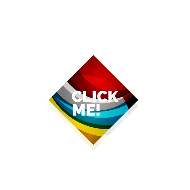 抽象方形按钮模板图片下载