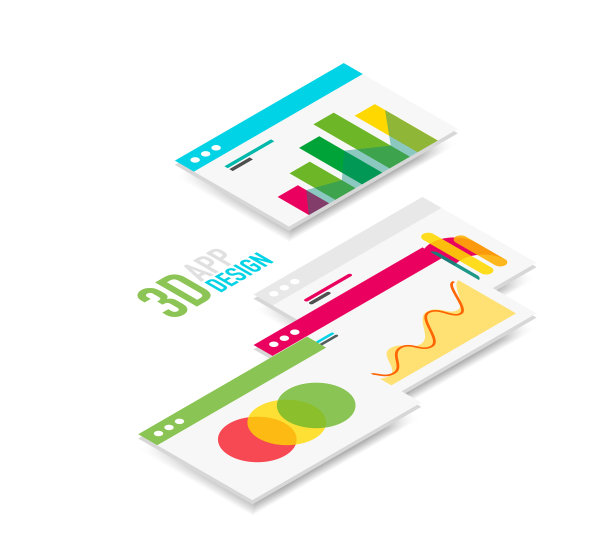 等距3d用户界面设计图片下载