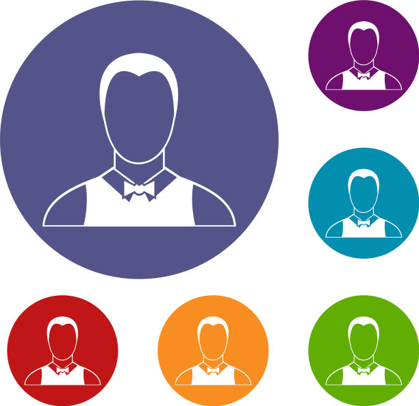 服务员图标设置图片下载