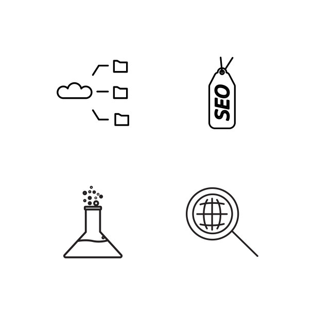 网页简单概述图标集图片下载