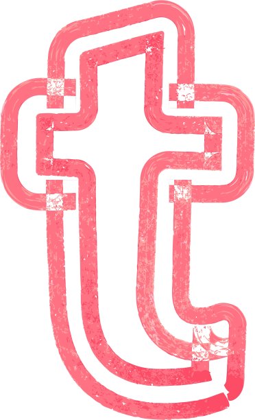小写字母t用红色记号笔绘制图片下载