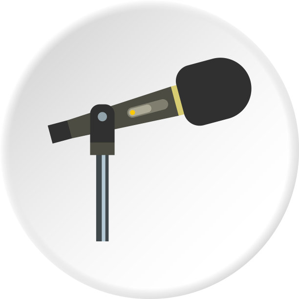 录音设备图标圈图片下载