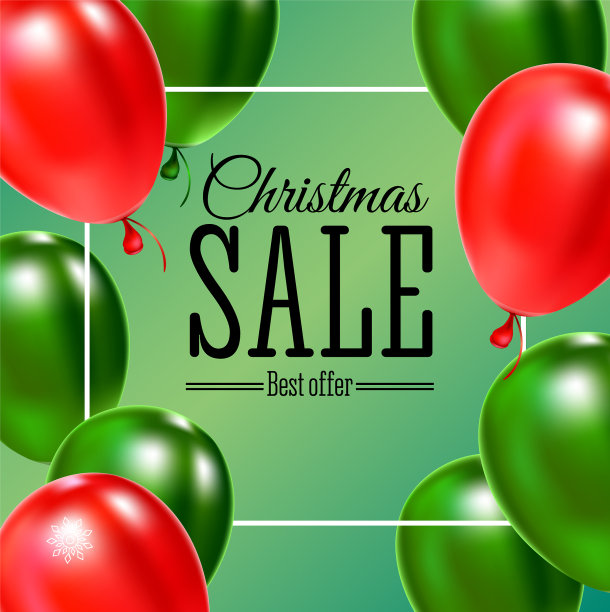 圣诞节销售横幅图片下载