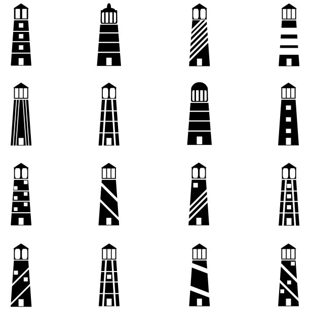 灯塔图标设置图片下载