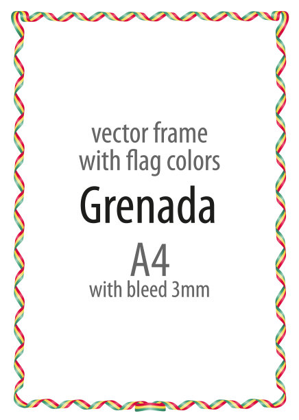 缎带的框架和边框的颜色图片下载