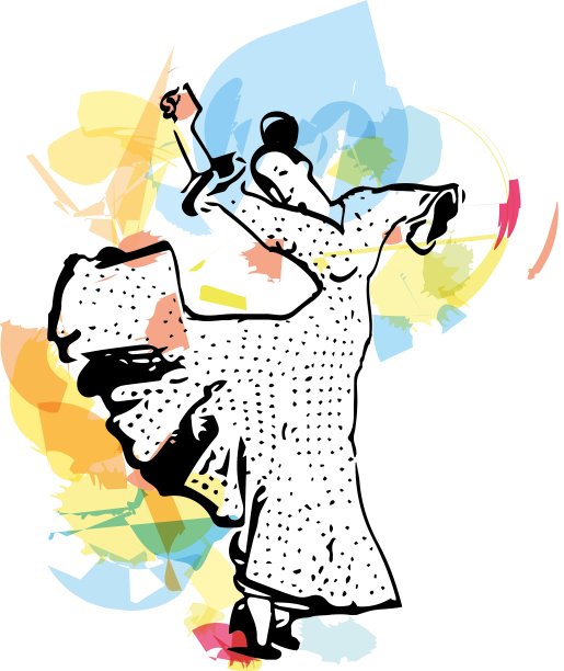 弗拉门戈女舞者图片下载