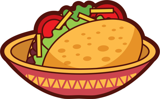 搭配美味的墨西哥食物玉米饼图片下载