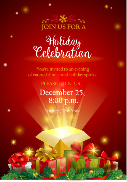 节日派对邀请图片图片下载