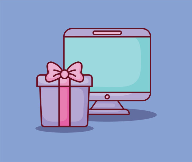 电脑礼盒网上约会图片下载