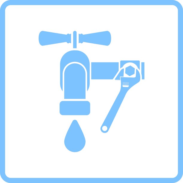 扳手和水龙头的图标图片下载