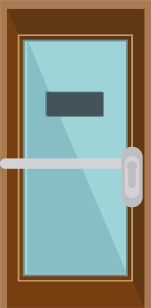 办公室的门隔离图片下载