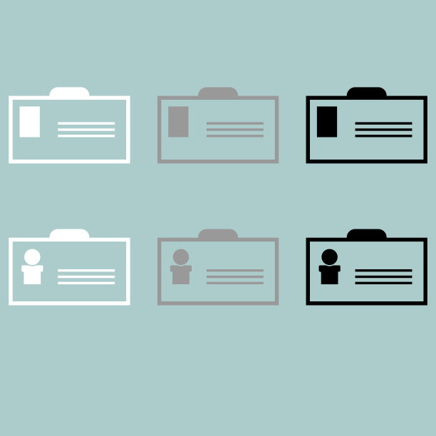 徽章黑色灰色白色图标徽章黑色灰色图片下载