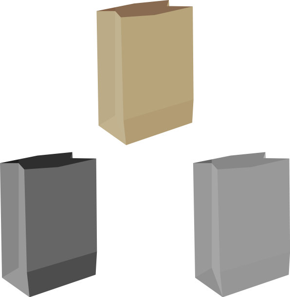 纸袋或纸袋，用于购买纸袋或图片下载