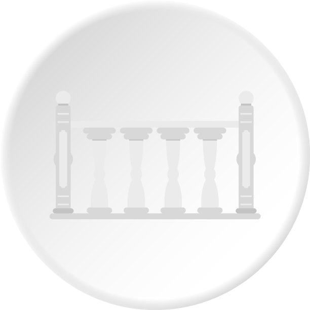 栏杆图标圆图片下载