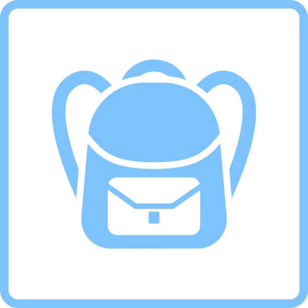 学校背包图标图片下载