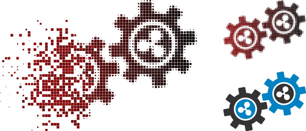 消失的星点半色调波纹发展图片下载