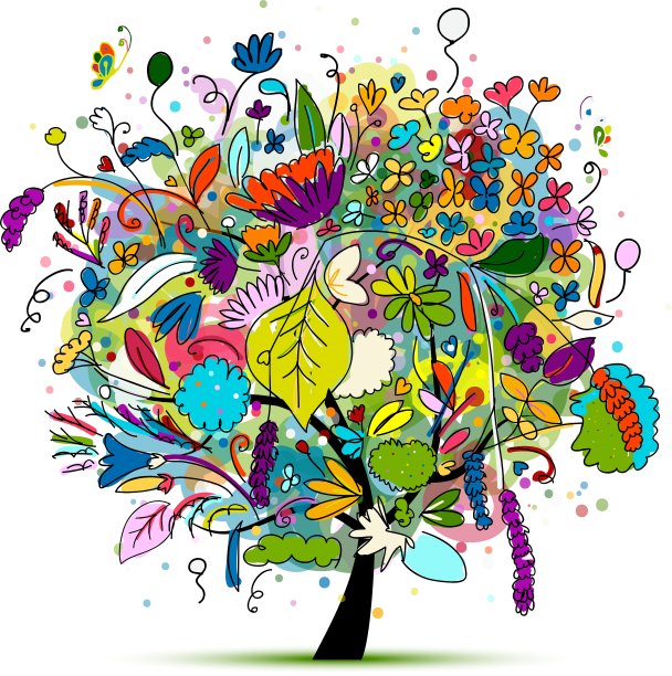 为您设计的花树图片下载