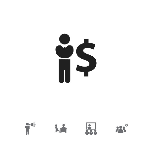 一组5可编辑的社区图标包括图片下载